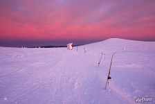 Sunset and mountain base Vologoskaya Gran 3 Sunset and mountain base Vologoskaya Gran 3
