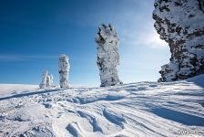 Pillars from the touristic route 4