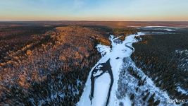 Pechora river, Shezhim-Pechorsky cordon Pechora river, Shezhim-Pechorsky cordon