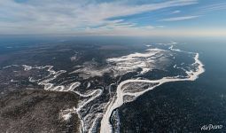Over the Pechora river Over the Pechora river