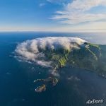 Moneron covered by the clouds 2 Moneron covered by the clouds 2