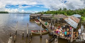 Houses of Warao, Delta of Orinoco River, Venezuela 3