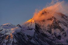 Sunset view of Everest