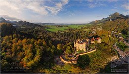 Germany, Hohenschwangau Castle. West side