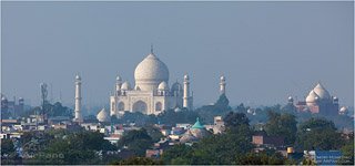 India, Taj Mahal, Agra city