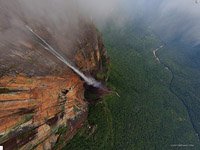 Venezuela, Angel Falls, view from 700m.