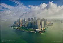 USA, New-York, Financial District view