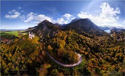 Germany, the road to the Neuschwanstein Castle https://neuschwanstein.de/