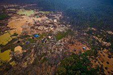 Venezuela, surroundings Angel Falls, Gold-field