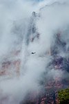 Venezuela, Angel Falls in the fog