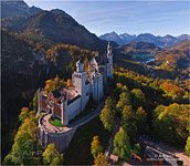 Germany, Neuschwanstein Castle. Main entry https://neuschwanstein.de/