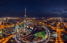 Burj Khalifa at night #3