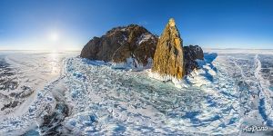 Panorama of Hoboy cape, 300 meters