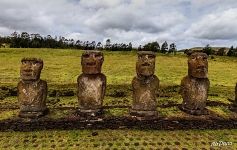 Ahu Akivi human figures