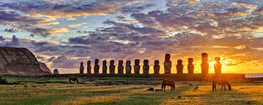 Moai Statues, Easter Island, Chile #1