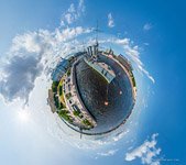 Russian cruiser Aurora. Planet Russian cruiser Aurora. Planet