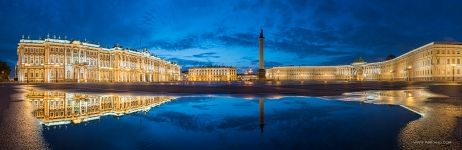 Palace Square at night #4