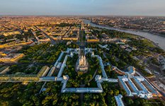 Bird's eye view of the Smolny Convent