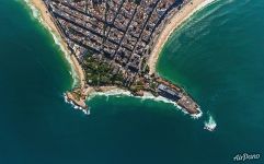 Between Copacabana and Ipanema beaches