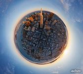 Transamerica Pyramid. Planet