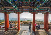 Jingshan Park, All Time Spring Pavilion Jingshan Park, All Time Spring Pavilion