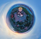 St. Vladimir Cathedral in Chersonesus. Planet St. Vladimir Cathedral in Chersonesus. Planet