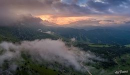 Clouds over the Caucasus
