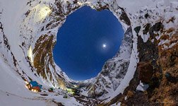 Starry sky over mount Elbrus #7 Starry sky over mount Elbrus #7