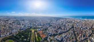 Casablanca from the altitude of 310 meters