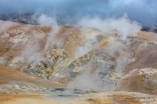 Sulfur crystals