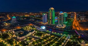 Grozny at night