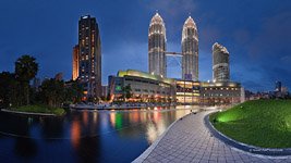 Petronas Towers. Panorama