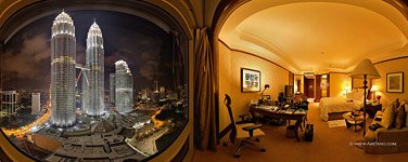 Petronas Towers and Mandarin Oriental Hotel