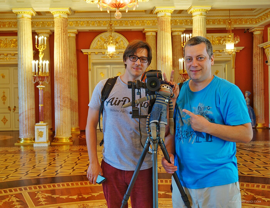 Sergey Semenov and Sergey Rumyantsev. Work proccess