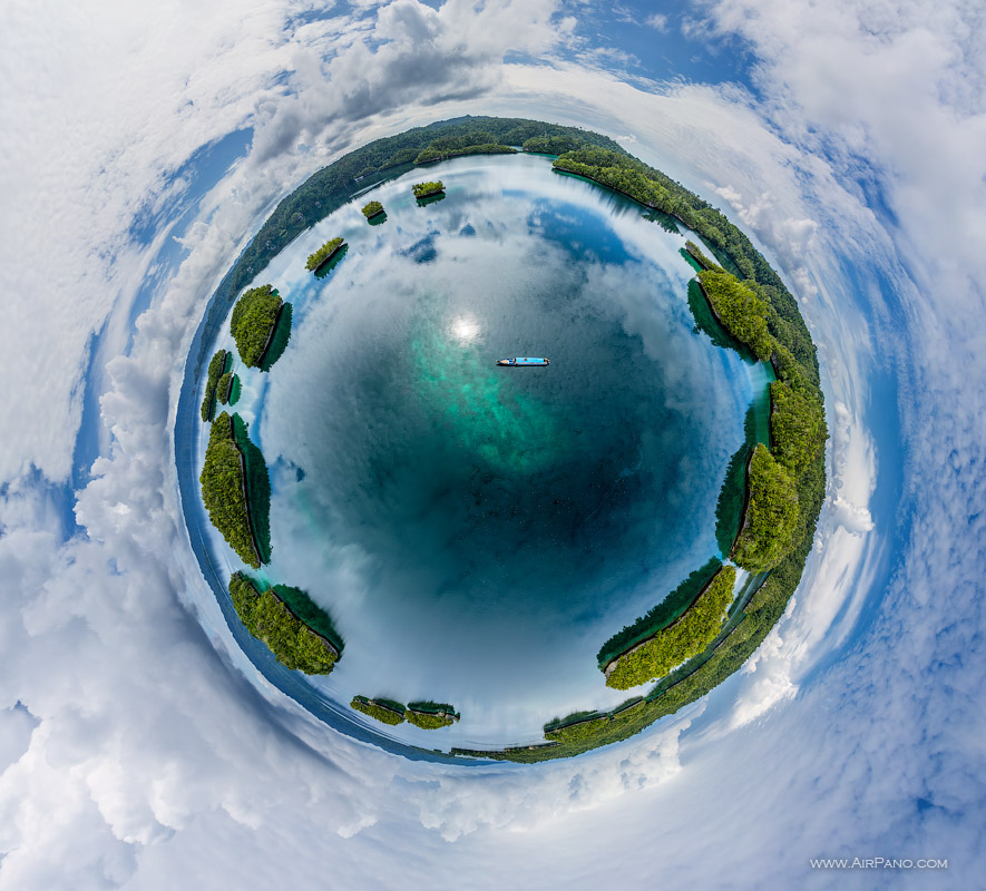 Сферическая панорама природа