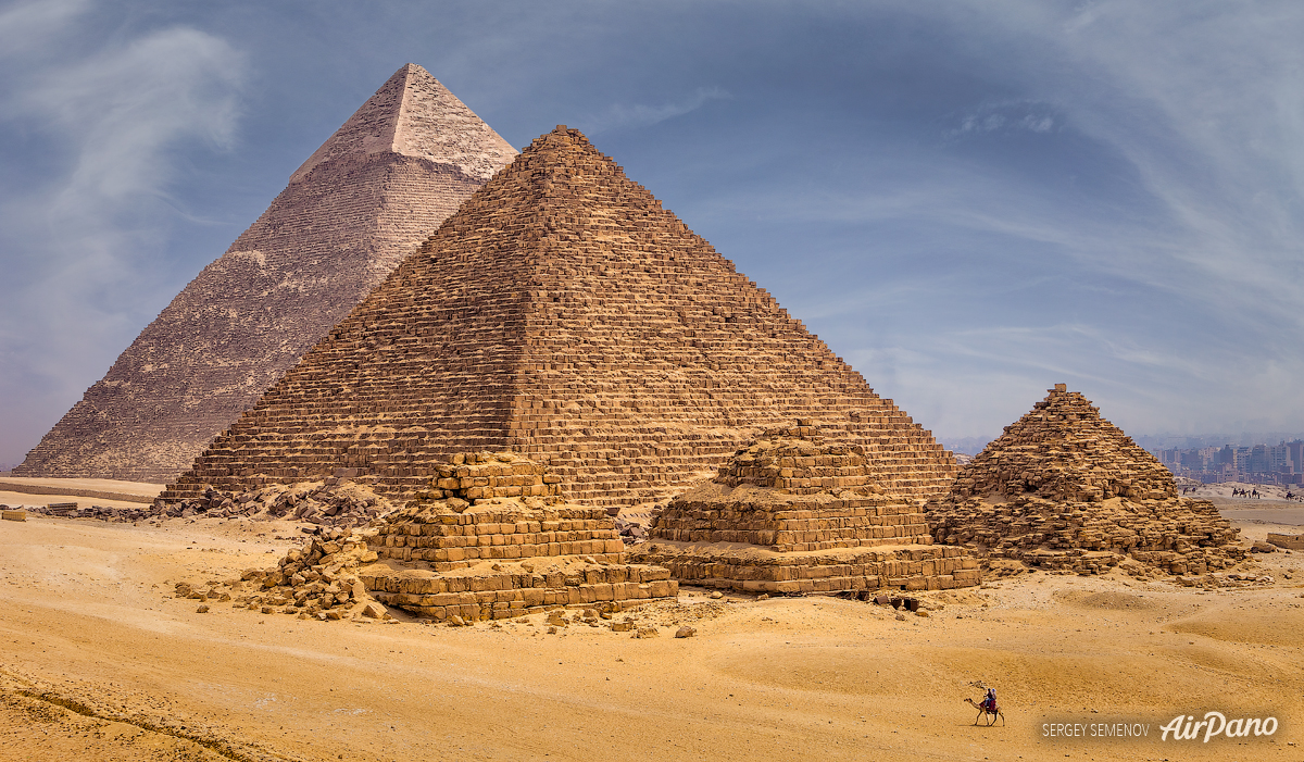 Great Pyramids of Giza in Egypt