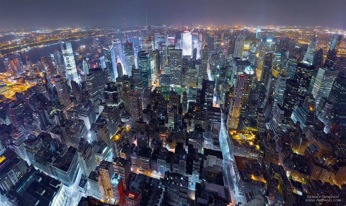 USA, New-York, Manhattan at night #2