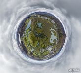 Small rivers around lake Langisjor. Planet Small rivers around lake Langisjor. Planet